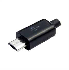 IC-266A-5 Mikro USB Erkek Seyyar Kapaklı