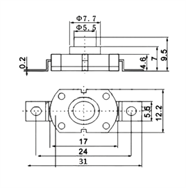 IC-192B Çıt Çıt Anahtar Mini PBS-09