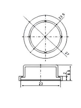 IC-134A Yuvarlak Anahtar Kılıfı