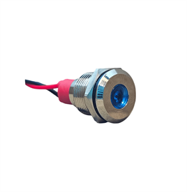 D12S 12MM METAL KABLOLU SİNYAL LAMBASI 12-24V