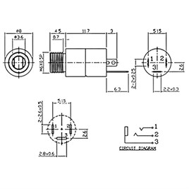 IC-261B Aux Dişi Şase Soket