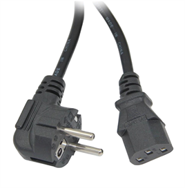 IC-268 Power Kablo L Erkek/Düz Dişi