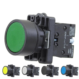LAY5-EA 22mm Buton Normalde Açık Kontak