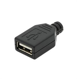 IC-265F USB Seyyar Dişi Kapaklı