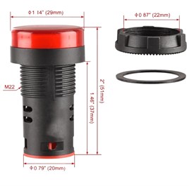AD22-22DS  22MM Sinyal Lambası
