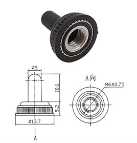 IC-161A Toggle Switch Kılıfı Ø6mm için