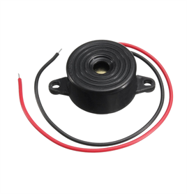IC-221 Buzzer 12Volt DC 23mm Kablolu Devreli