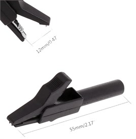 IC-243B 4MM Banan Jak Girişli Krokodil 55MM