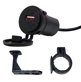 IC-266F-4 MOTORSİKLET USB TEKLİ SU GEÇİRMEZ - ŞARJ