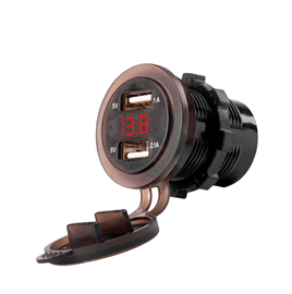 IC-266D Pano Tipi Voltmetreli 2li USB