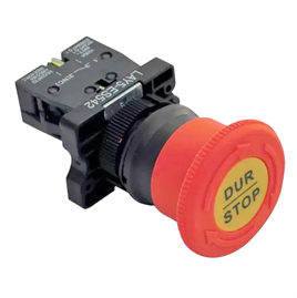 LAY5-ES542 22mm Acil-Stop Bas-Çevir 40mm