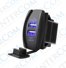 IC-266C-3 Marin Tip İkili USB 12-24V - 5V/3.1A