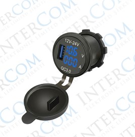 IC-266D-8 Pano Tip Volt-Ampermetreli USB 3.0