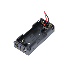 IC-233B Pil Yuvası 2'li Yan Yana İnce (AAA)