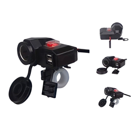 IC266F-1	MOTORSİKLET USB ŞARJ SETİ ANAHTARLI