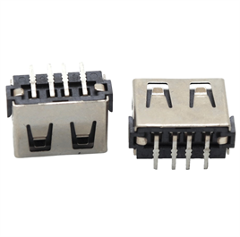 IC-265C USB Şase A Tip 90° Dişi Kısa