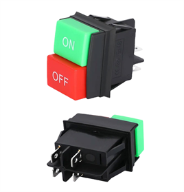 START-STOP ON / OFF Anahtar | Panel Tip Çiftli Buton Anahtarı
