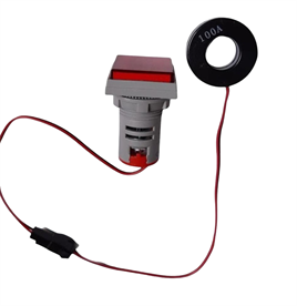 AD22-22VAS 22mm Dijital Volt-Ampermetre Kare