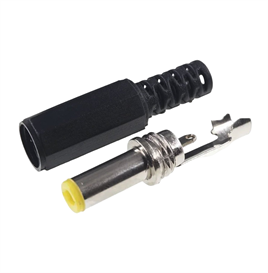 IC-252A DC JAK 2,1MM UZUN FİŞ SARI UÇ