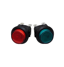 IC-180M 22MM PLASTİK ANAHTAR 12V 4P