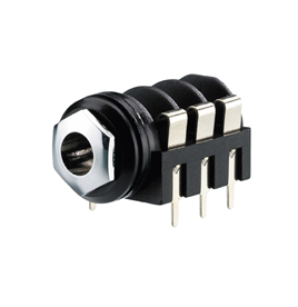 IC-261G-2 6,3mm Stereo Jak Dişi Şase 90° 6p
