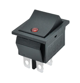 IC-104D 220 Volt Geniş Nokta Işıklı Anahtar ON-OFF 