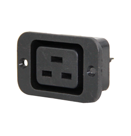 IC-215A2 C19 Power Şase Dişi Kulaklı AC-06A