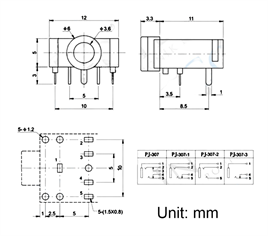 IC-260 Stereo Şase 3.5mm