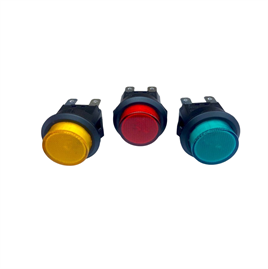IC-180N 22MM PLASTİK BUTON 12V 4P