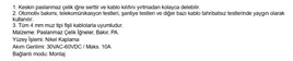 IC-241A-2 TEST PROB İĞNELİ TİP