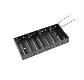 IC-234C Pil Yuvası 8 li Yan Yana (AA)