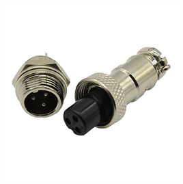 IC-261M 12mm Mayk Fiş Şase Erkek - Seyyar Dişi
