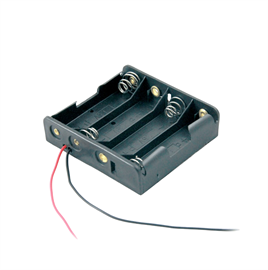 IC-234A Pil Yuvası 4 lü Yan Yana (AA)