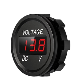 VOLTMETRE + ÇAKMAK GİRİŞİ + 2Lİ USB + 3LÜ KULAK  PANO TİP 28MM