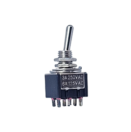 IC-147 Toggle Switch Yaylı ON-OFF-MOM Ø6mm MTS-213