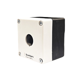 HJ9  22MM BUTON KUTUSU GRİ-SİYAH