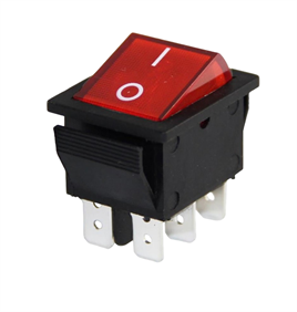 IC-104A Geniş Işıklı Anahtar 6P ON-OFF