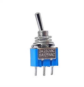 IC-139C Toggle Switch İğne Ayak ON-OFF Ø6mm MTS-102-A2