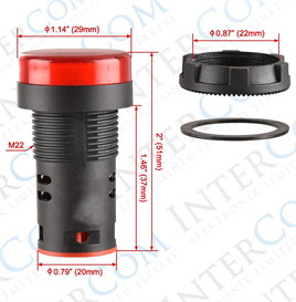 AD22-22DS  22MM Sinyal Lambası