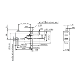 IC-176H Mikro Switch Hassas 15gf