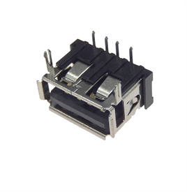 IC-265C USB Şase A Tip 90° Dişi Kısa