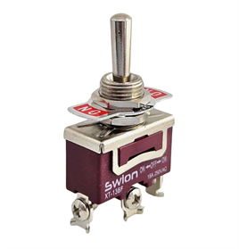IC-153S SWION Toggle Switch 15AMP 3P ON-OFF-ON Ø12mm XT13-B