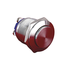 NO97 GQ19H-10-N 19mm Metal Yaylı Buton Yüksek IP65