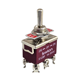 IC-160S SWION Toggle Switch 15AMP 6P MOM-OFF-MOM Ø12mm XT-23BF
