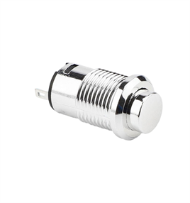 IC-186C PLASTİK 12MM KROM BUTON