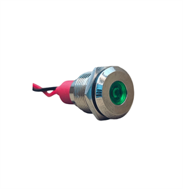 D12S 12MM METAL KABLOLU SİNYAL LAMBASI 12-24V