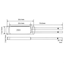 IC-270 Termostat Kablolu Tip Normalde Kapalı 5 Amper