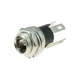 IC-258A DC Jak Üstten Somunlu 2.1mm Ø8mm