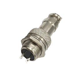 IC-261M 12mm Mayk Fiş Şase Erkek - Seyyar Dişi