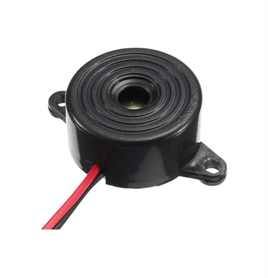 IC-221 Buzzer 12Volt DC 23mm Kablolu Devreli